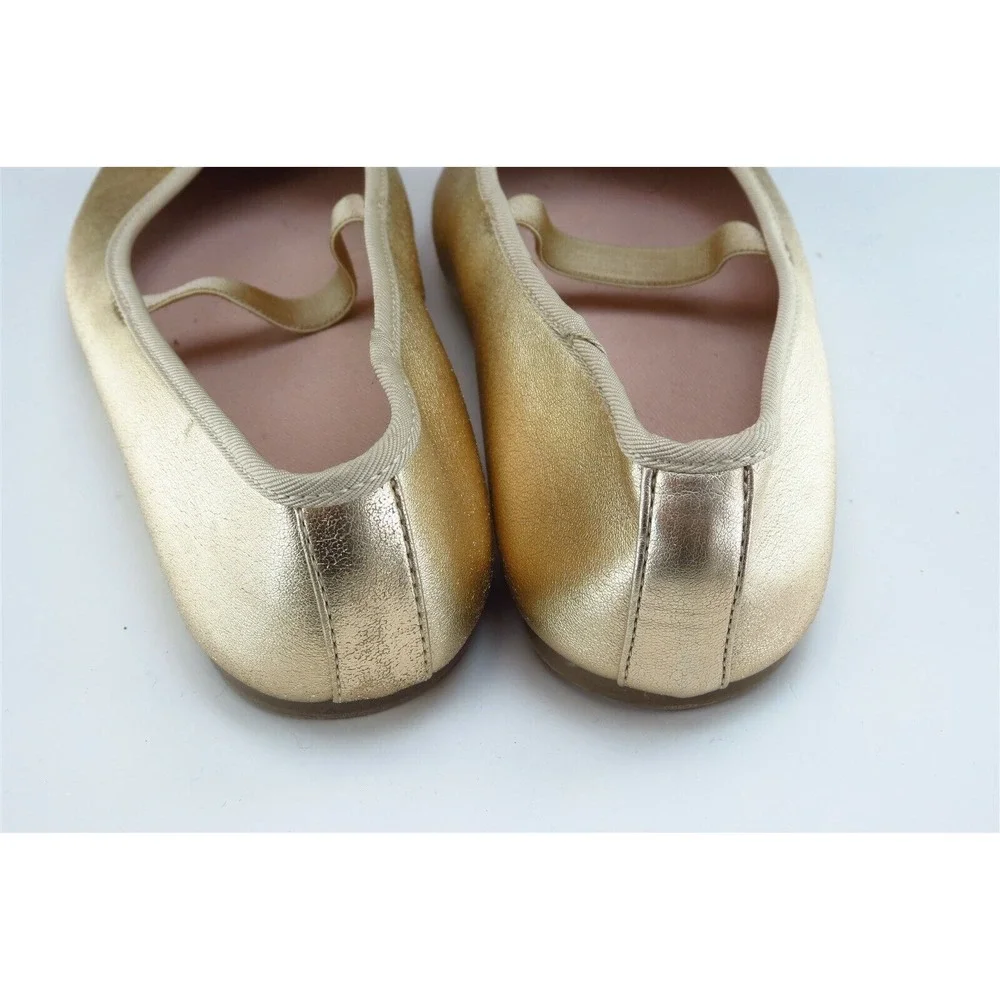 Wonder Nation Youth Girls‎ Shoes Size 1 M Gold Mary Jane Synthetic